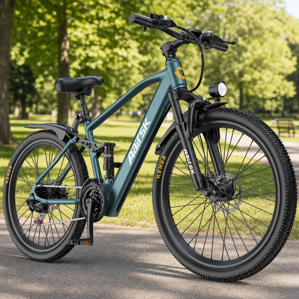Vélos électriques pour adultes alignés dans un magasin BikTron