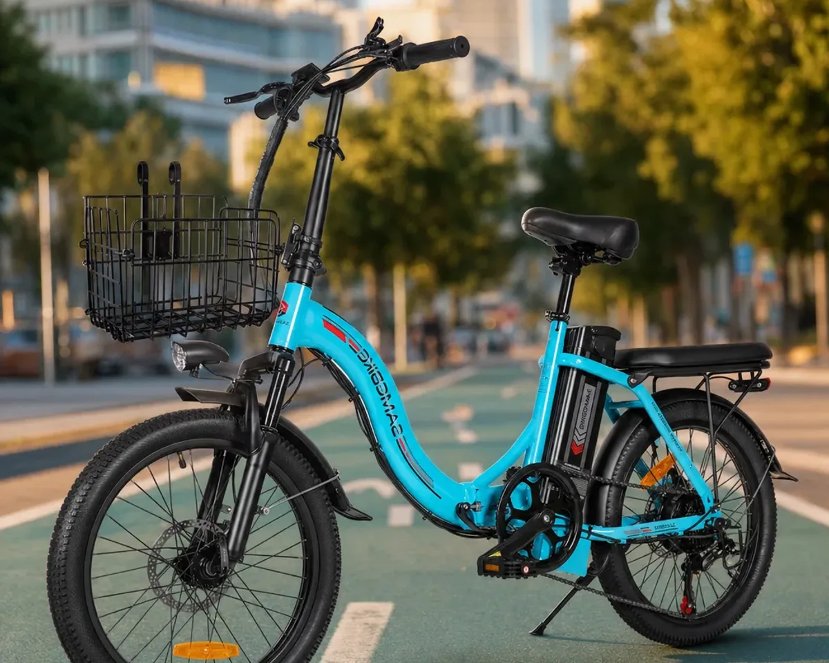 Vélo électrique SAMEBIKE en ville
