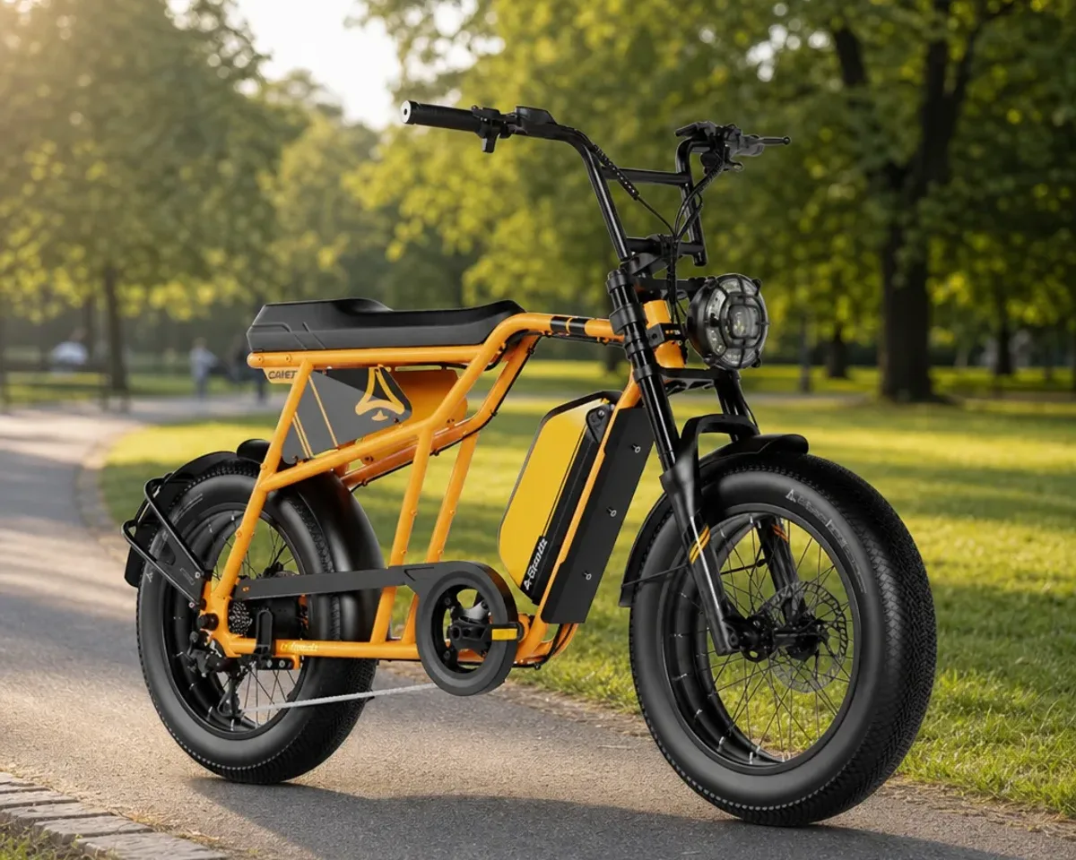 Personne soulevant un vélo électrique pour évaluer son poids