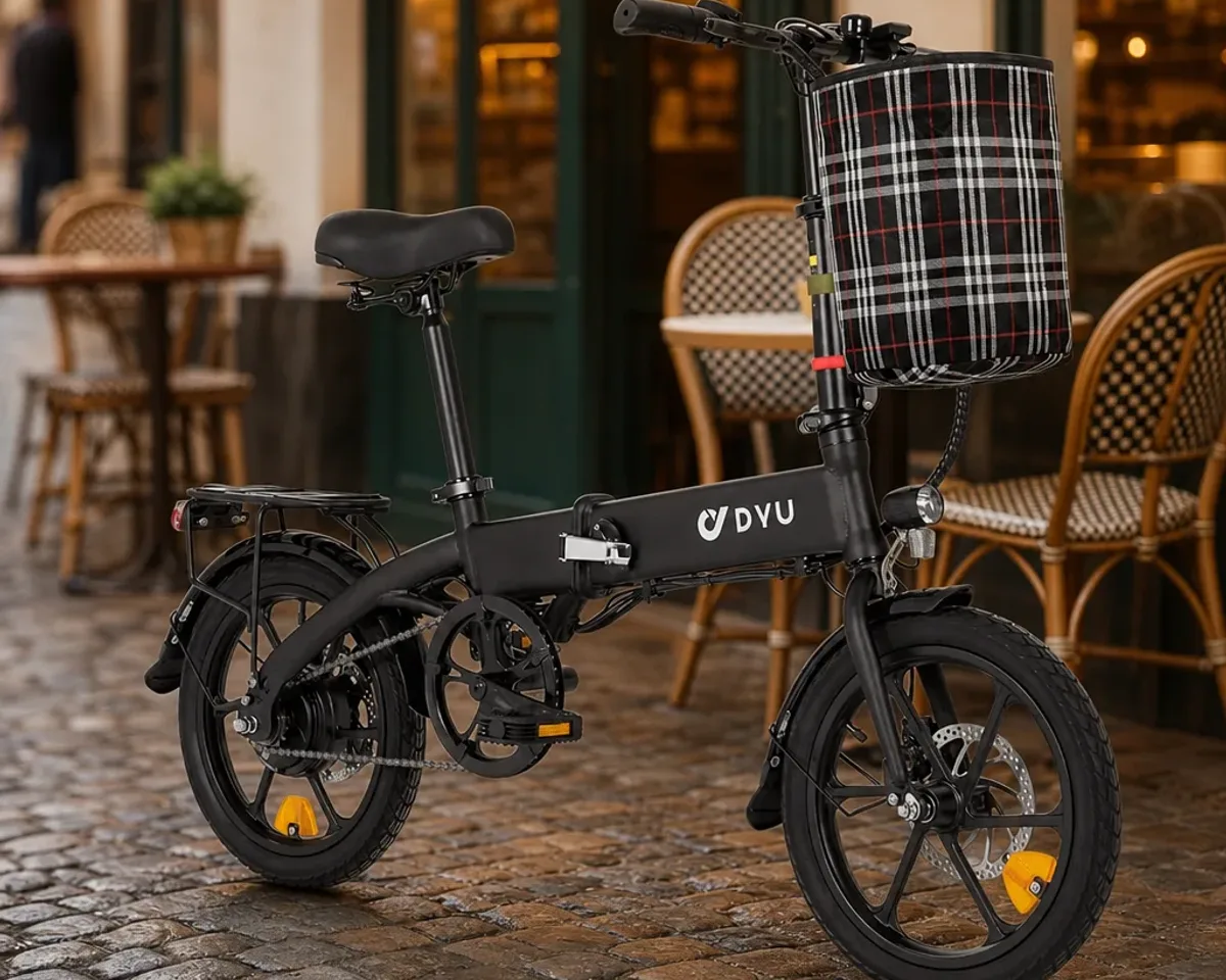 DYU A5 vélo électrique pliant noir
