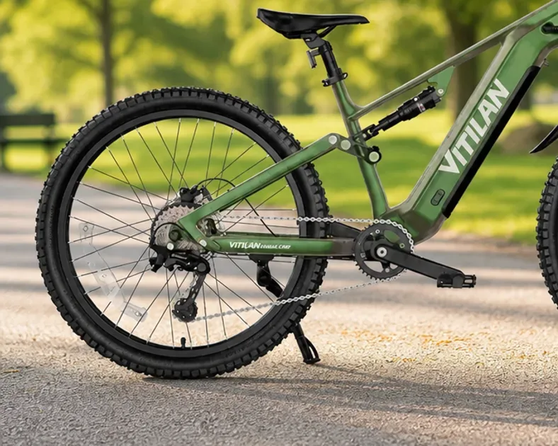 Comparatif des VTT électriques tout-suspendus Vitilan T7 PRO et M5