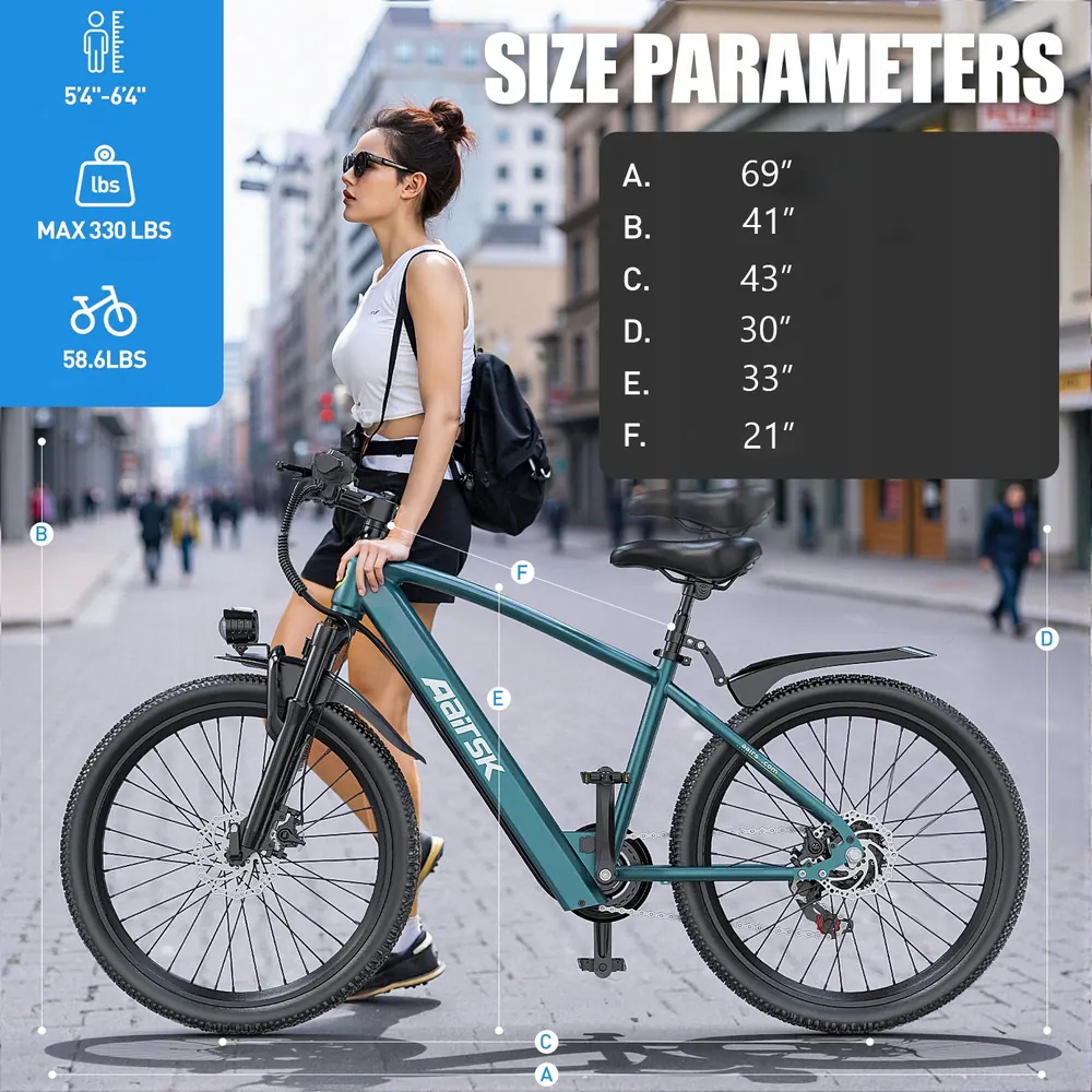 AAIRSK GT300 Vélo Électrique 26" image 8