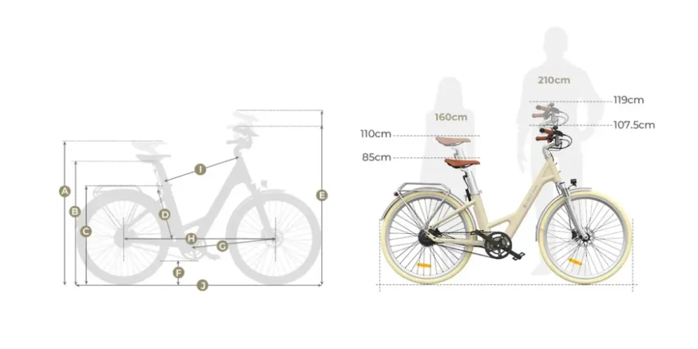 ADO Air 28 Pro Vélo électrique urbain polyvalent image 2