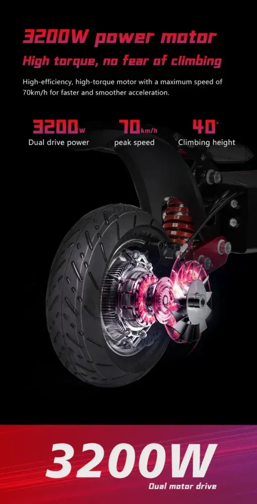 Boyueda Q7 Pro Max Trottinette Électrique Pliable image 10