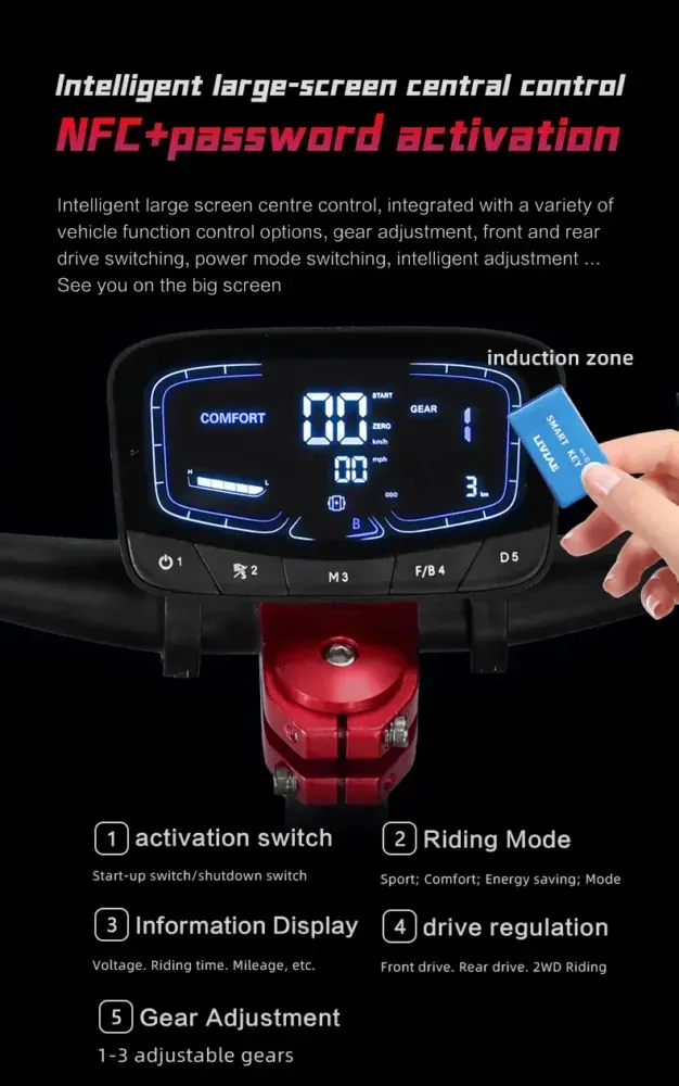 Boyueda Q7 Pro Max Trottinette Électrique Pliable image 8