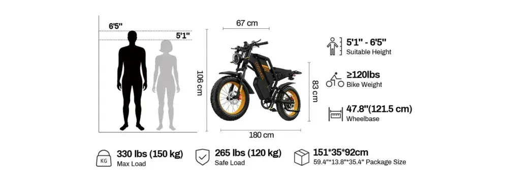 Coswheel GT20 Max Vélo électrique tout-terrain image 2