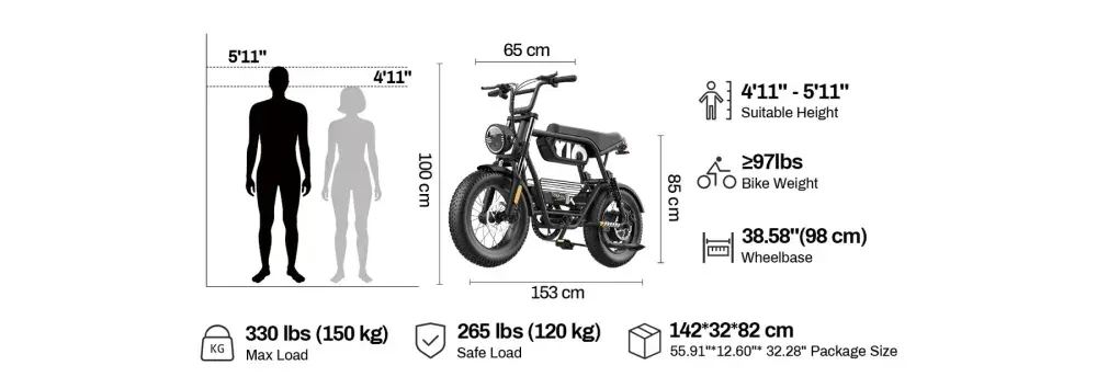 Coswheel Y16 Vélo Électrique Fat Tire image 3