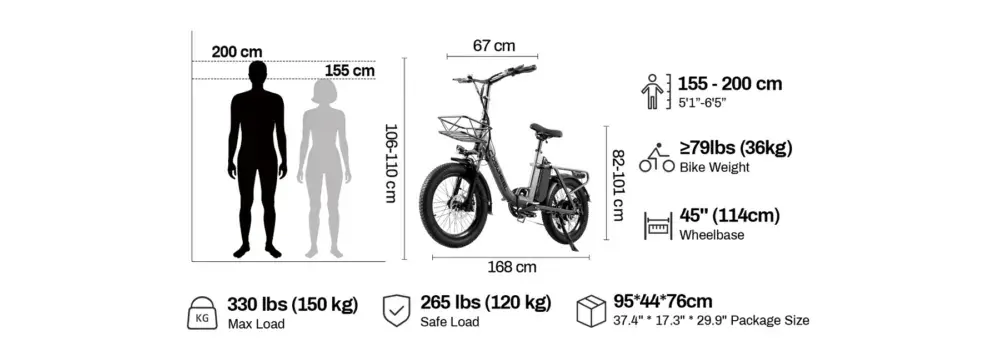 Coswheel Y20L Vélo électrique pliant image 2