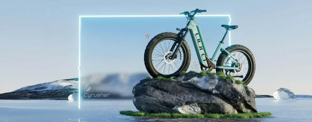 Cyrusher Aura – Vélo électrique fat bike à cadre ouvert image 3