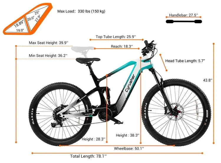 Cyrusher Cyclone X VTT électrique tout-suspendu image 2
