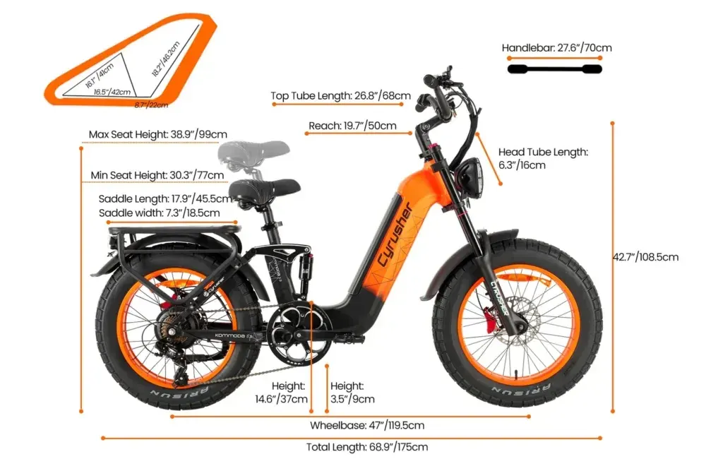 Cyrusher Kommoda 3.0 Vélo électrique fat bike image 2