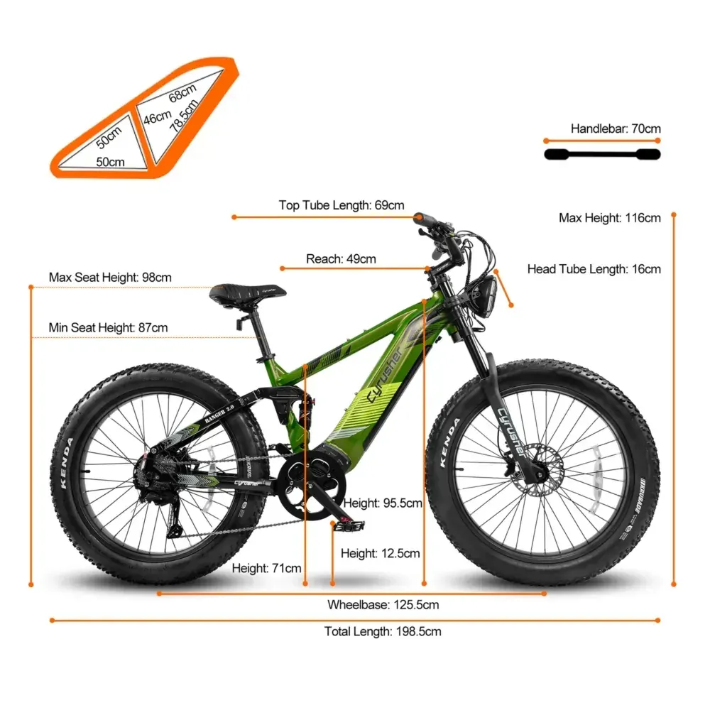 Cyrusher Ranger 2.0 VTT électrique tout terrain image 2