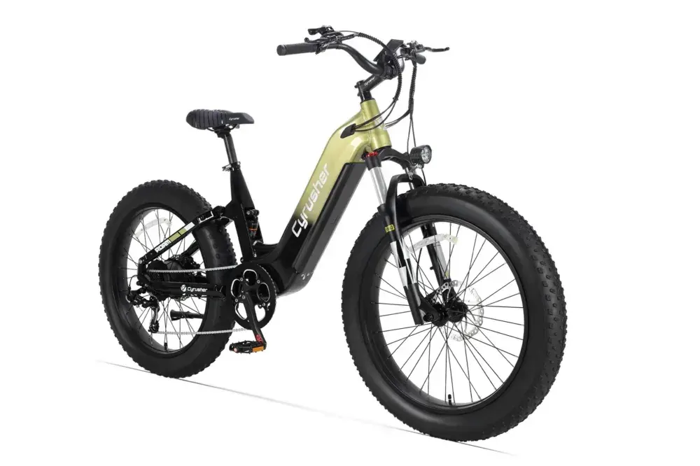 Cyrusher Roam Step-Thru – Vélo électrique tout-suspendu image 14