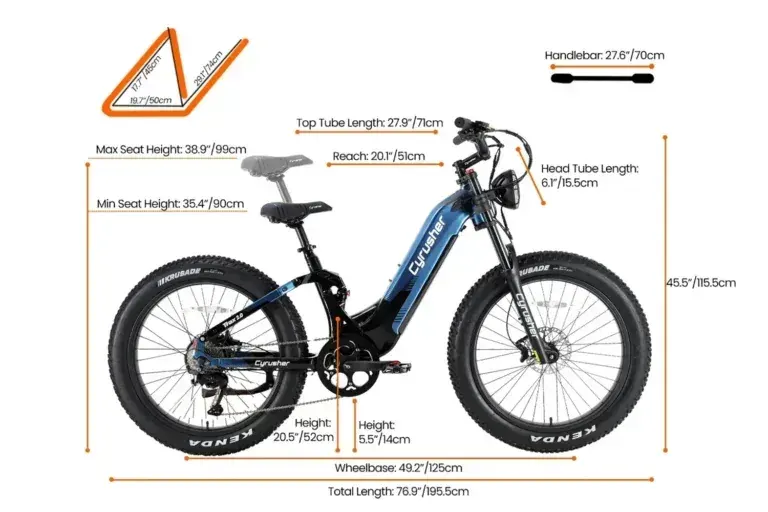 Cyrusher Trax 2.0 Vélo électrique tout-terrain image 2