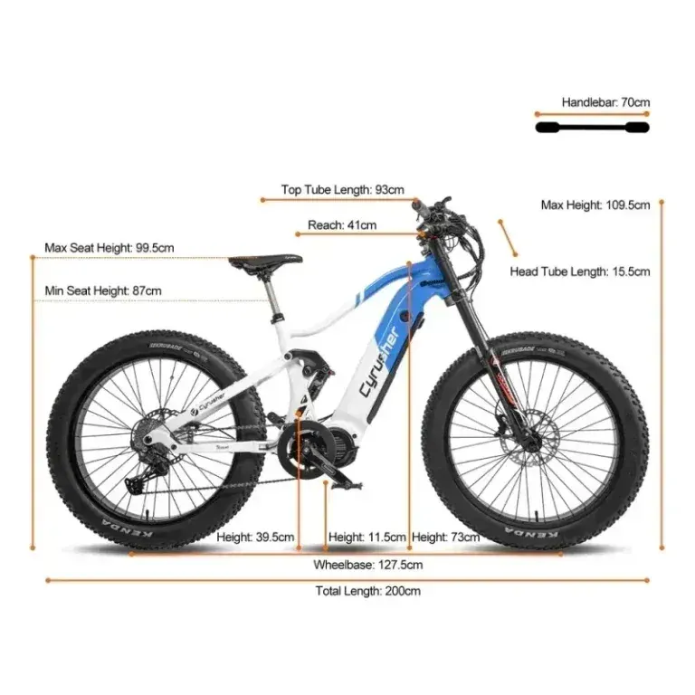 Cyrusher Trident – Vélo électrique Fat Tire tout-suspendu image 2