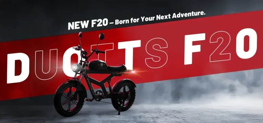 Duotts F20 Vélo électrique Fat Bike pliant image 3