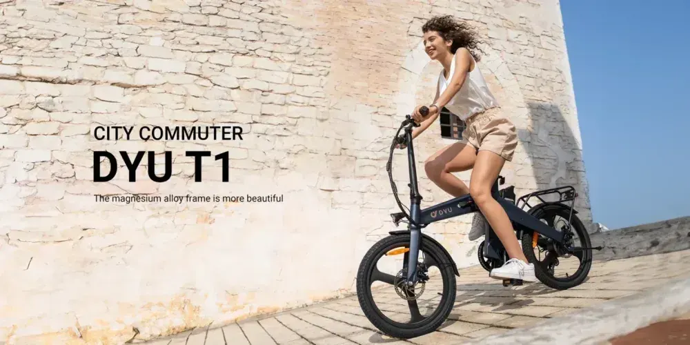 DYU T1 Vélo électrique pliant 20 pouces image 3
