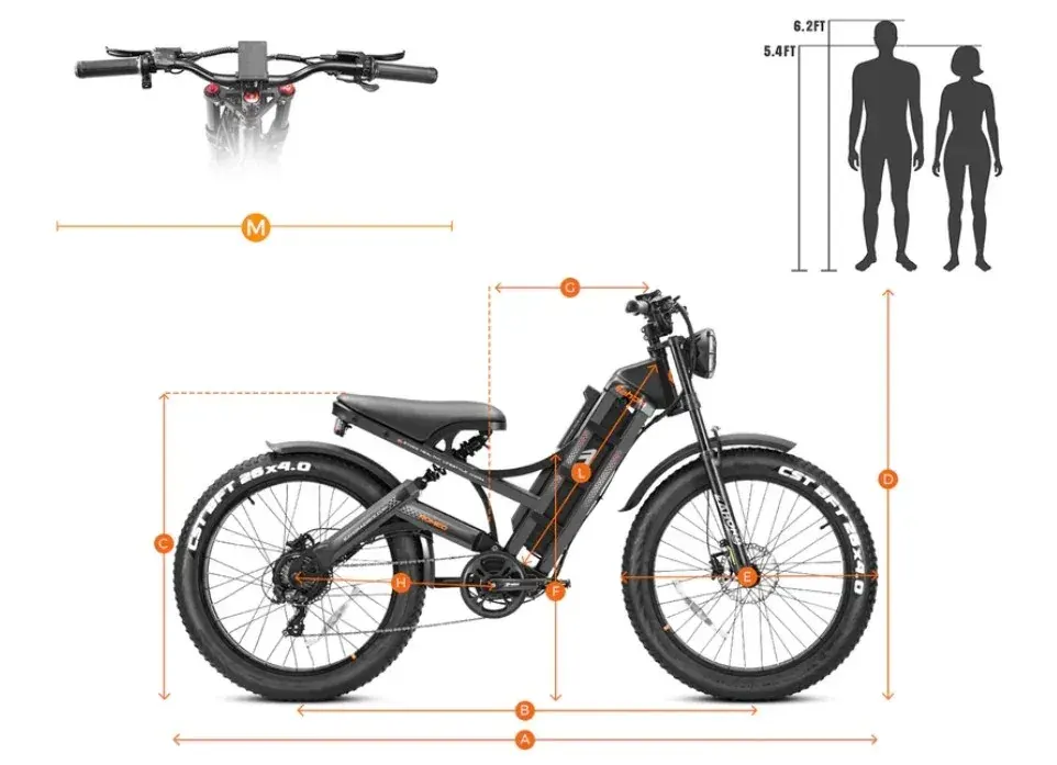 Eahora Romeo Pro – Vélo électrique fat bike image 2