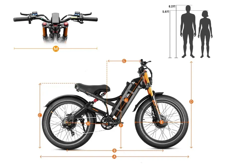 Eahora Romeo Pro II – Vélo électrique fat bike image 2