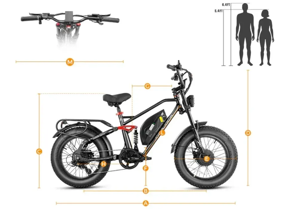 Eahora Terra II Vélo Électrique Fat Tire image 2