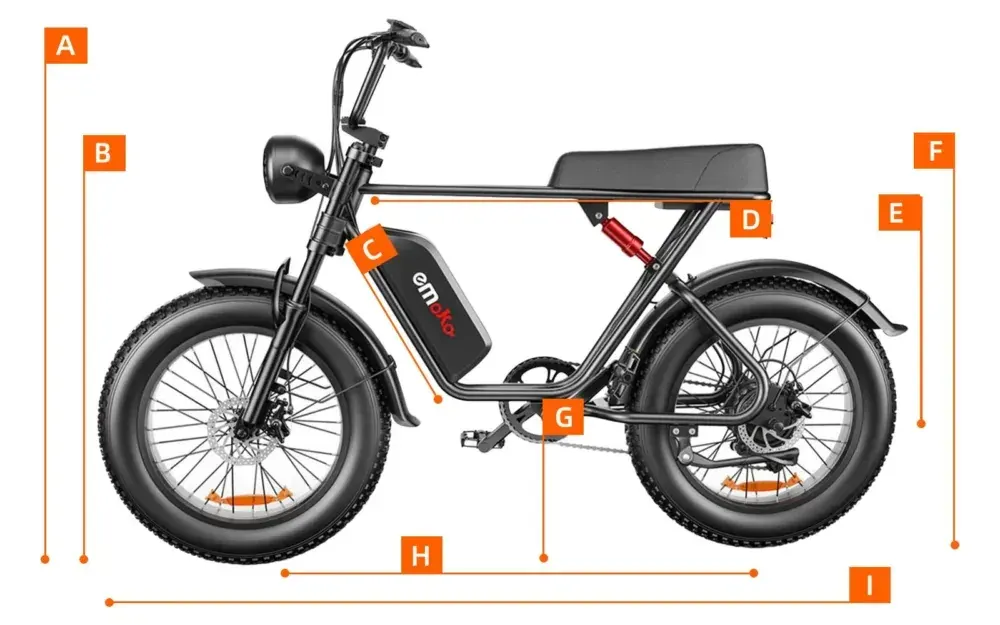 Emoko C91 Vélo Électrique Fat Bike Double Moteur image 2