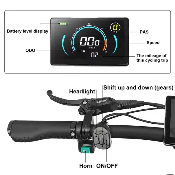 Emoko C94 Vélo Cargo Électrique Pliable image 4