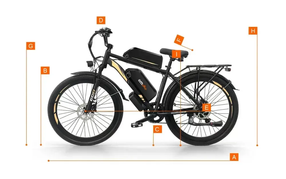 Emoko EC27 Vélo Électrique Longue Autonomie image 2