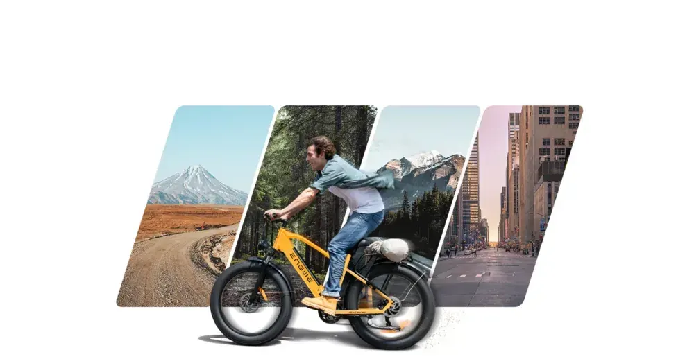 Engwe E26 Vélo électrique tout-terrain à double suspension image 10