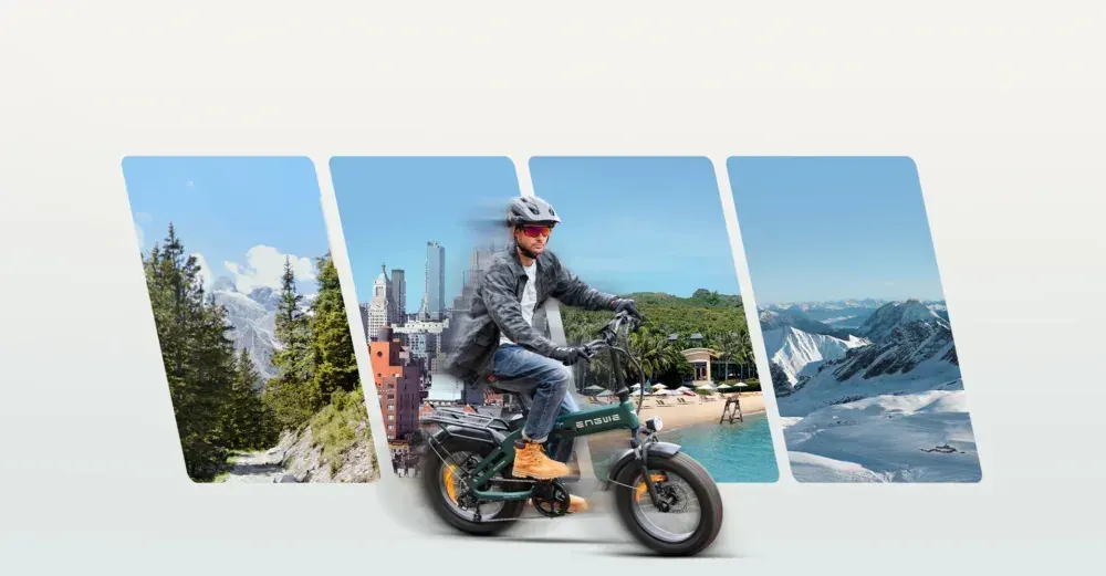 Engwe EP-2 3.0 Boost Vélo électrique pliant fat bike image 10