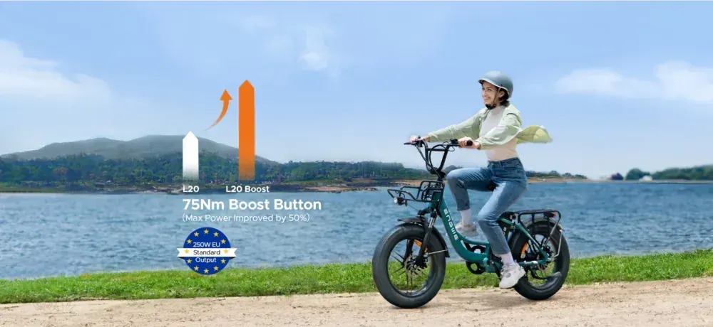 Engwe L20 Boost Vélo électrique fat bike à assistance image 4