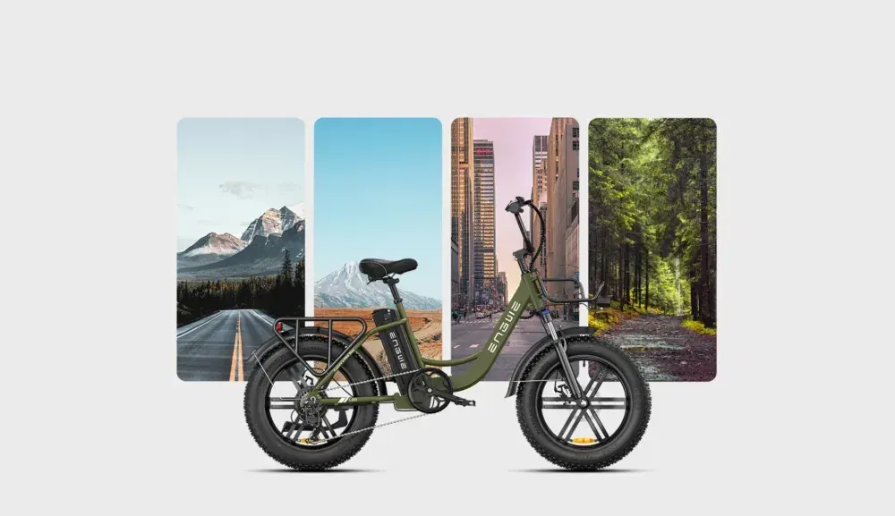 Engwe L20 Vélo Électrique Fat Bike Pliable image 9