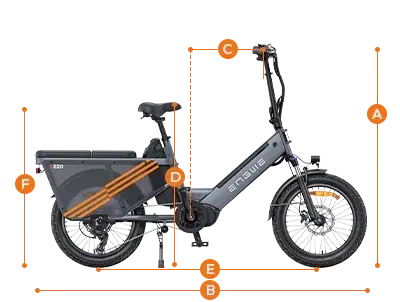 Engwe LE20 Vélo Cargo Électrique image 2