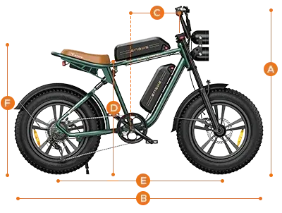 Engwe M20 Vélo électrique fat bike double batterie image 2