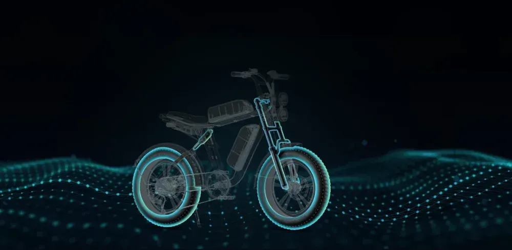 Engwe M20 Vélo électrique fat bike double batterie image 8