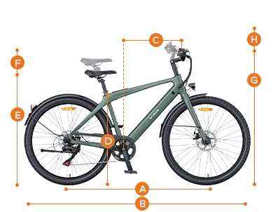 Engwe N1 AIR Vélo de Ville Électrique en Fibre de Carbone image 2