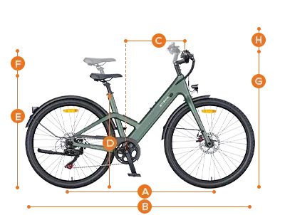 Engwe N1 AIR Vélo de Ville Électrique en Fibre de Carbone image 3