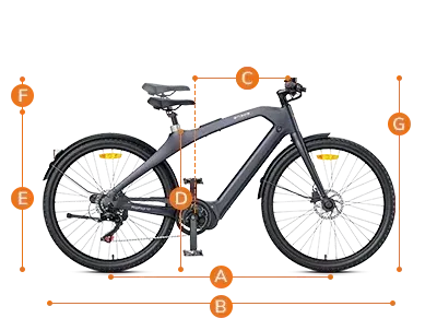 Engwe N1 PRO Vélo de Ville Électrique en Fibre de Carbone image 2