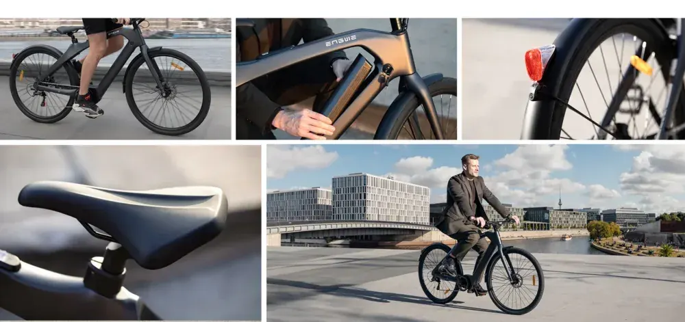 Engwe N1 PRO Vélo de Ville Électrique en Fibre de Carbone image 4