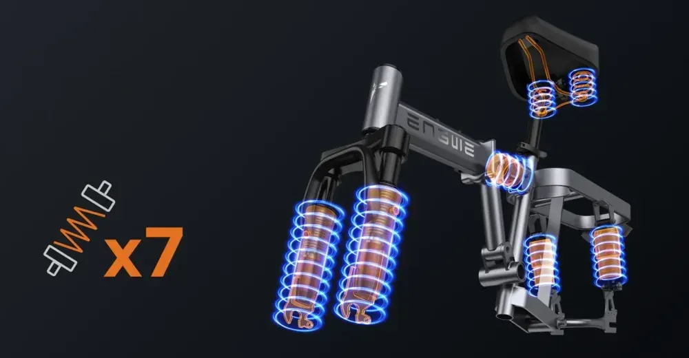 Engwe T14 – Vélo électrique pliant compact image 7