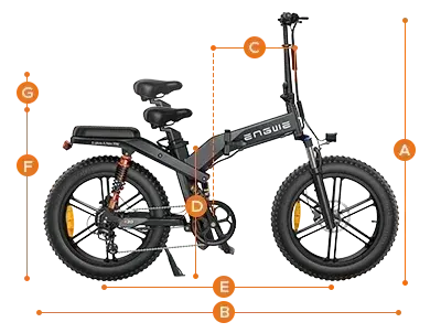 Engwe X26 – Vélo électrique pliant tout-terrain image 2