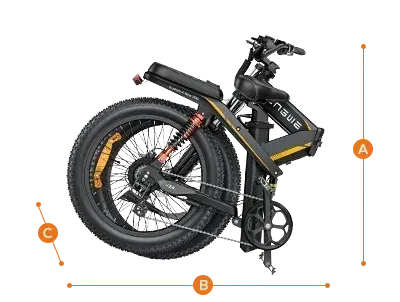 Engwe X26 – Vélo électrique pliant tout-terrain image 5