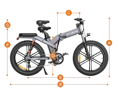 Engwe X26 – Vélo électrique pliant tout-terrain image 6