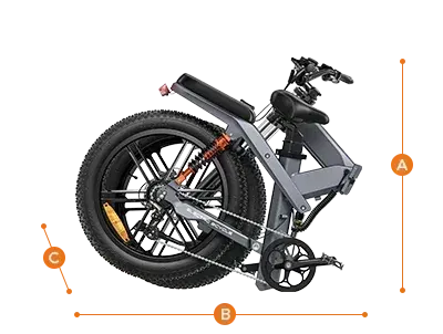 Engwe X26 – Vélo électrique pliant tout-terrain image 7