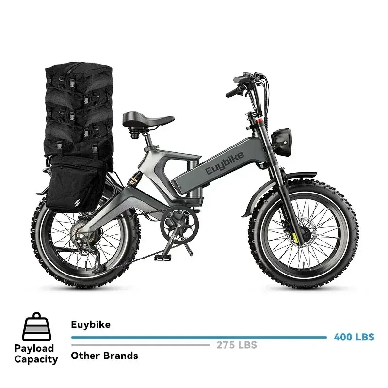 Euybike K6 Pro – Vélo électrique Fat Bike pliant image 2