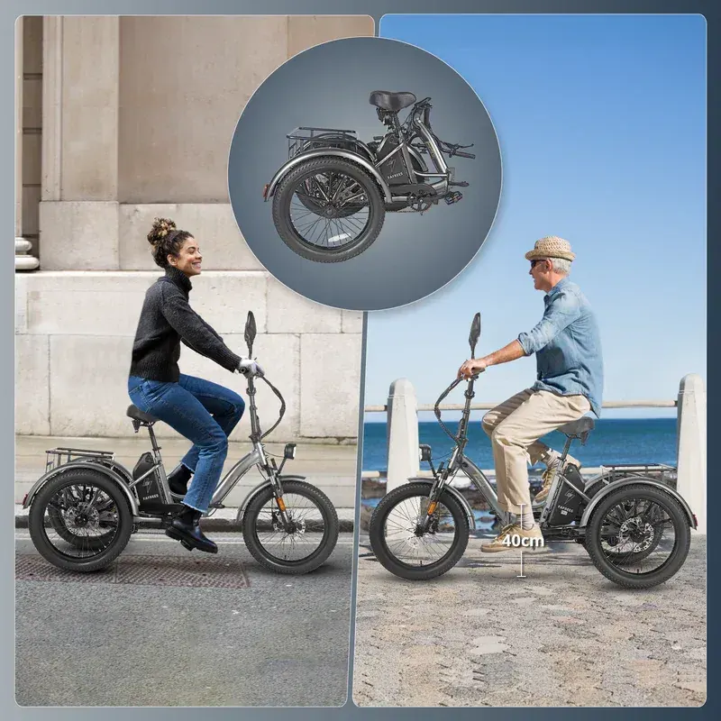 Fafrees F20 Mate HS – Triporteur électrique pliant image 8