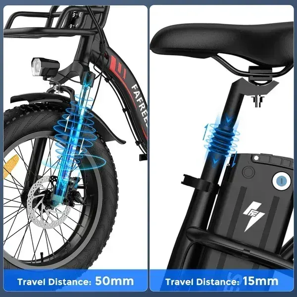 Fafrees F20 Max Vélo Électrique Pliable Fat Bike image 8