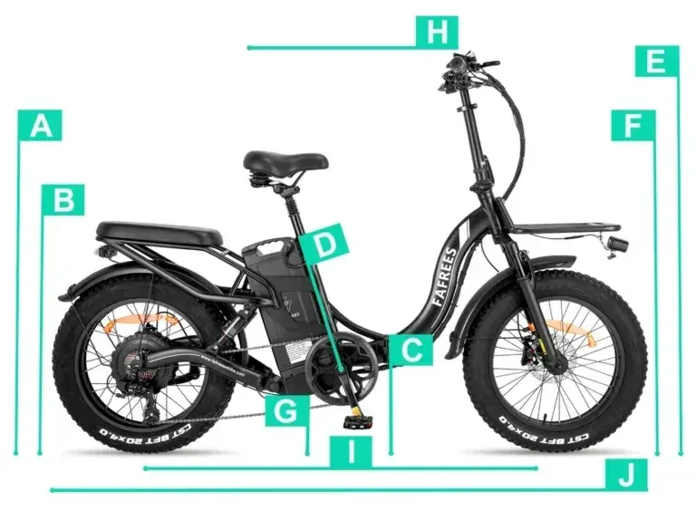 Fafrees F20 X-Max cargo e-bike en vue latérale complète, cadre robuste et pneus larges.