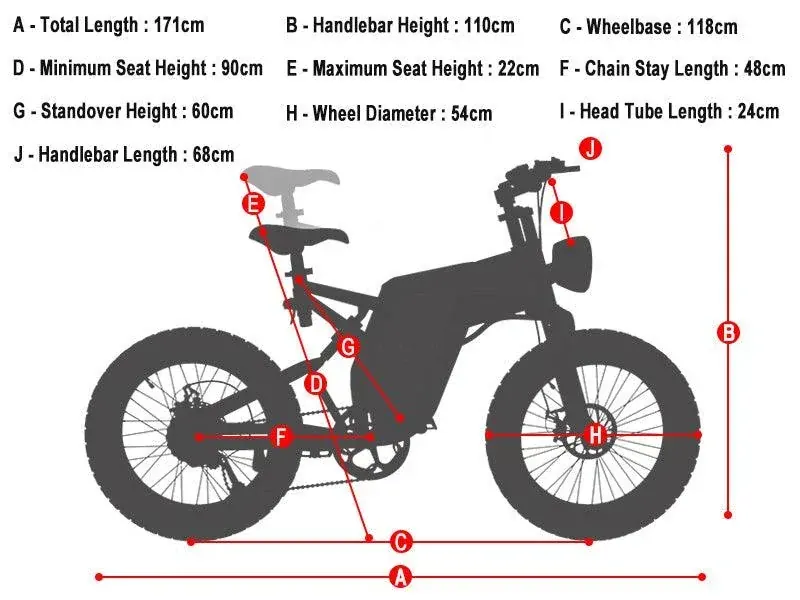 Gunai MX25 Vélo électrique Fat Tire tout-terrain image 2