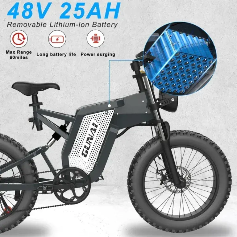 Gunai MX25 Vélo électrique Fat Tire tout-terrain image 3