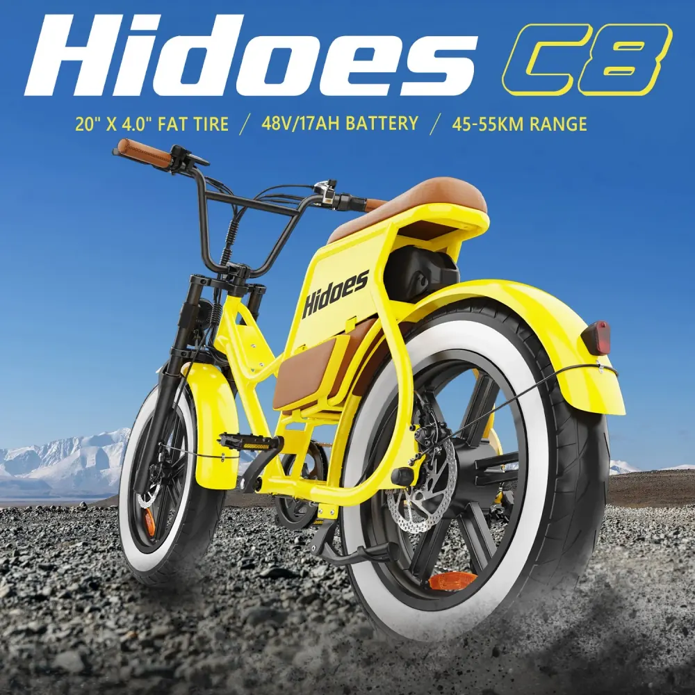 Hidoes C8 Vélo électrique Fat Tire image 8
